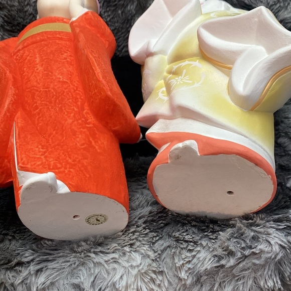 Vintage Japanese Hakata Dolls  Kimono
Geisha Maiko Folk Craft - Picture 13 of 16